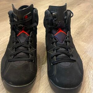 Nike Air Jordan 6 Retro “Infrared” Black 2014 Shoes Sneakers 384664-023. M 11